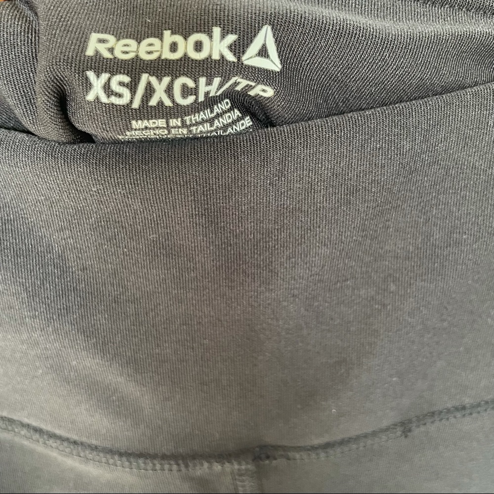 Reebok Leggings with Pockets Black Size XS - Picture 4 of 9